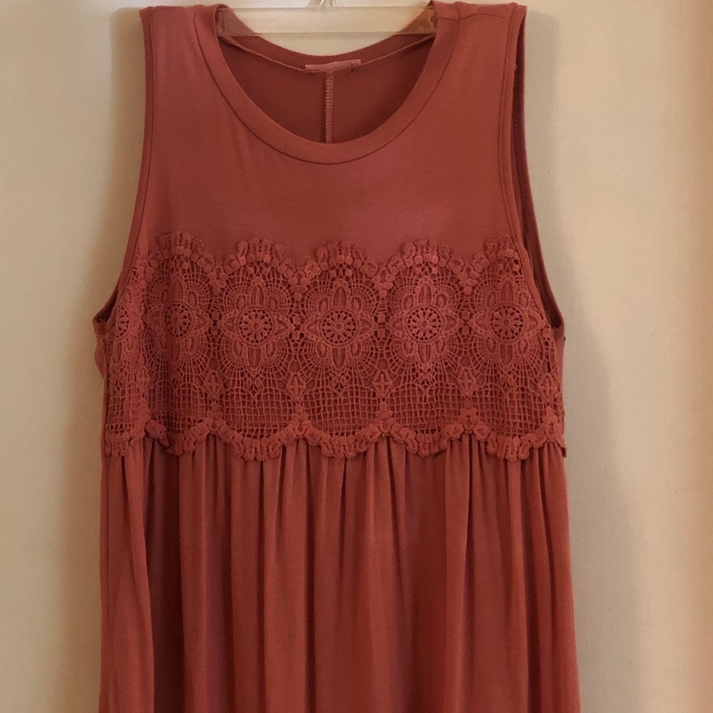 Pink Peony light rose knit top